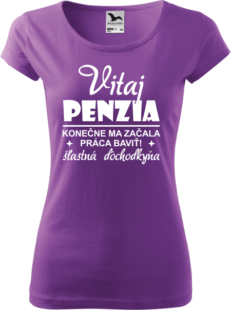 Dámske tričko Vitaj Penzia