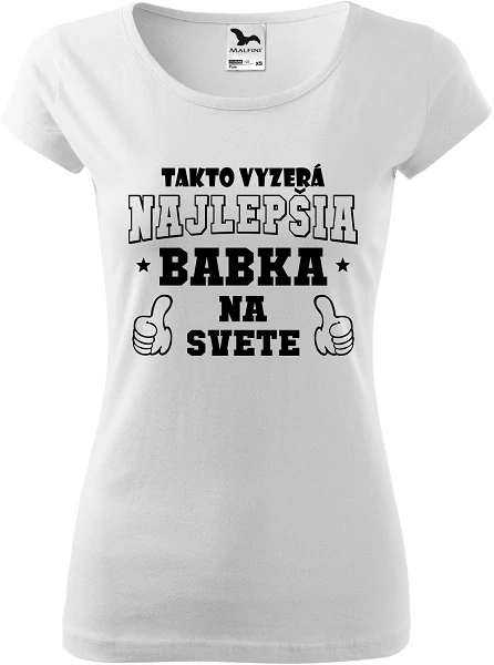 Dámske tričko Takto vyzerá babka