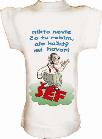 Tričko na fľašu PRE ŠÉFA