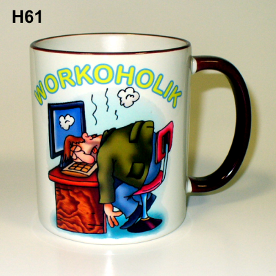 Hrnček pre workoholika výpredaj
