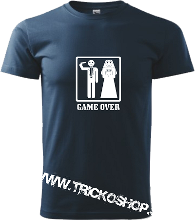Pánske tričko GAME OVER 2