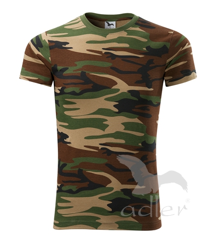 Tričko Camouflage hnedá