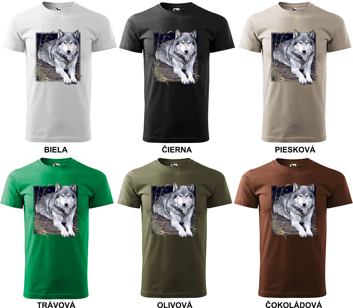 Pánske tričko Vlk 6