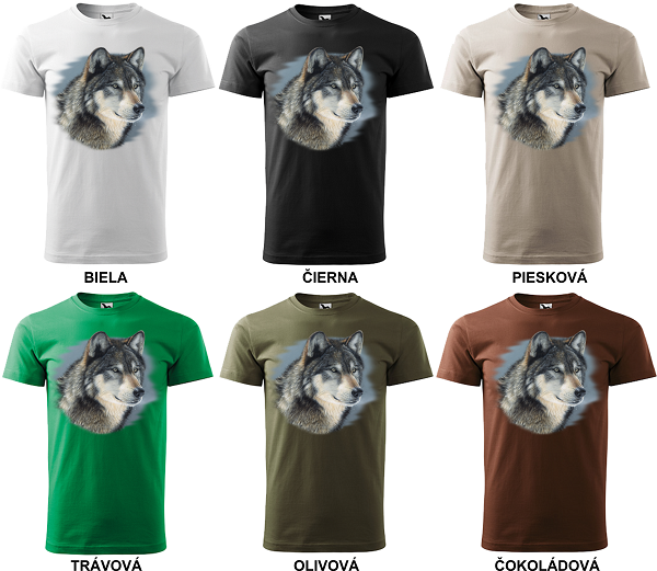 Pánske tričko Vlk 4