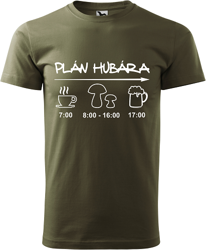 Pánske tričko Plán hubára