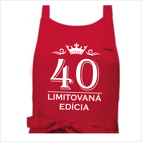 Zástera dlhá Red Limitovaná edícia 40