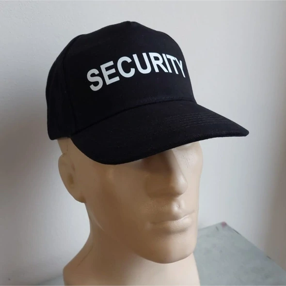 Šiltovka čierna SECURITY