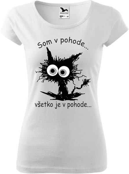 Dámske tričko Som v pohode Stres