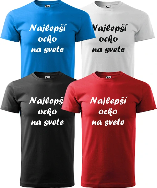 Pánske tričko Najlepší ocko na svete