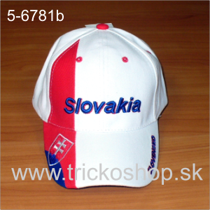 Šiltovka Slovakia biela SK