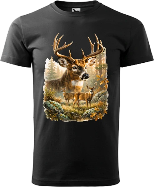 Pánske tričko Jeleň Wild new