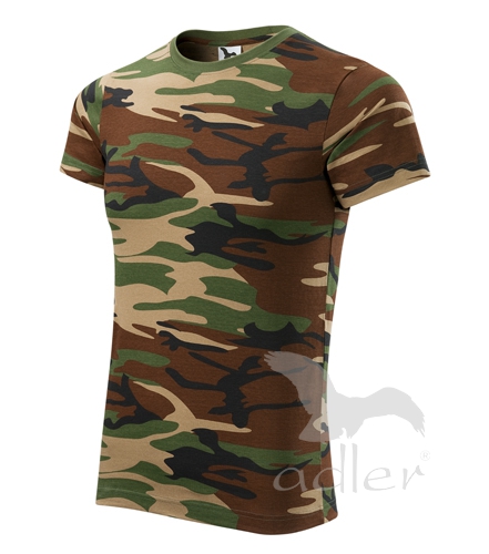 Tričko Camouflage hnedá