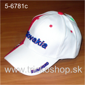 Šiltovka Slovakia biela SK