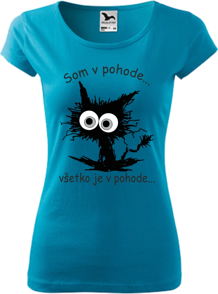 Dámske tričko Som v pohode Stres