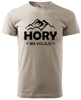 Pánske tričko Hory ma volajú