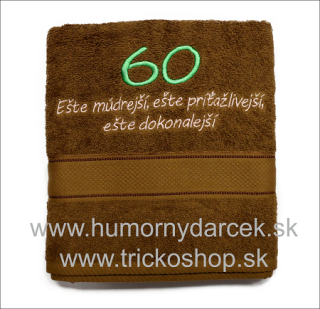 Osuška k 60. pre muža