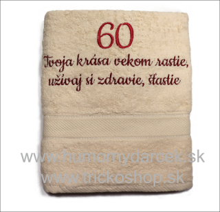 Osuška k 60r. pre ženu