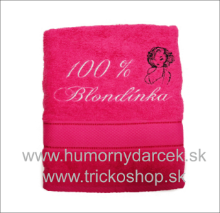 Osuška 100% blondínka