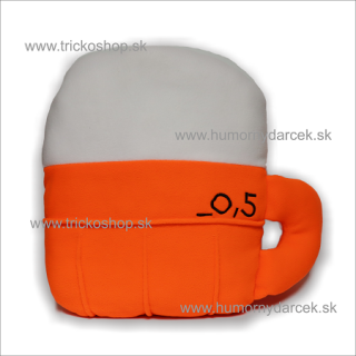 Vankúš Pivo orange