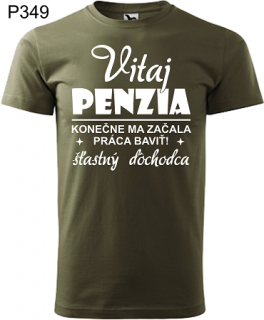 Pánske tričko Vitaj Penzia