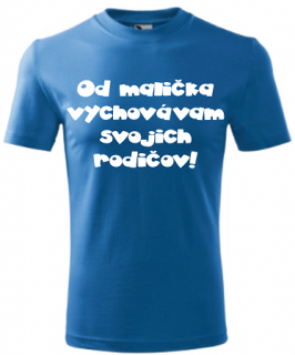 Detské tričko Vychovávam modré