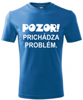 Detské tričko Problém... modré