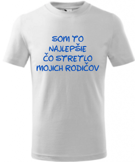 Detské tričko Som to najlepšie biele