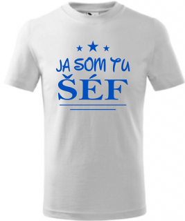 Detské tričko Šéf biele