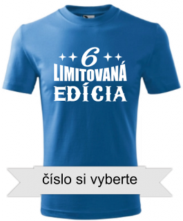 Detské tričko Limitovaná edícia modrá
