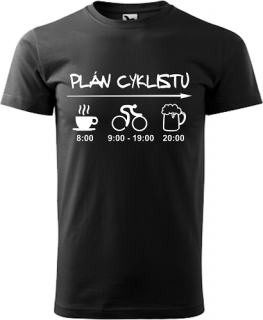 Pánske tričko Plán cyklistu