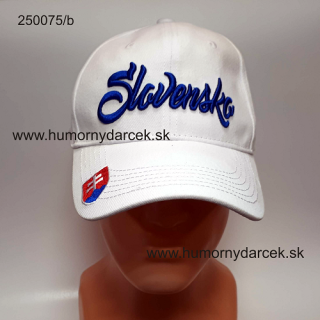 Šiltovka Slovensko biela SK
