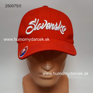 Šiltovka Slovensko červená SK