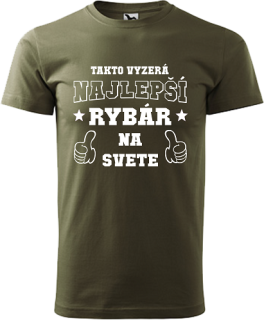 Pánske tričko Takto vyzerá rybár