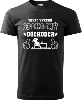 Pánske tričko Takto vyzerá dôchodca