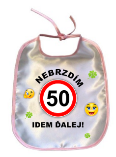 Podbradník k narodeninám 50 žena