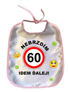 Podbradník k narodeninám 60 žena