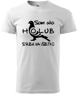 Pánske tričko Holub na tričku
