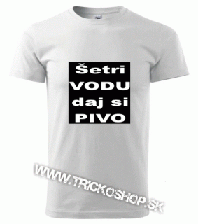 Pánske tričko Šetri vodu