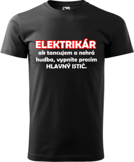 Pánske tričko Elektrikár