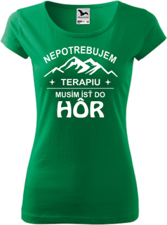 Dámske tričko Hory Terapia