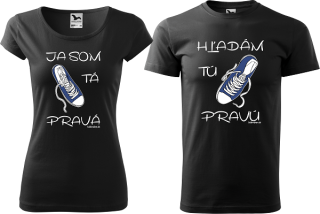 Tričká čierne Duo Tenisky