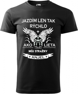 Pánske tričko Jazdím Chopper Anjel