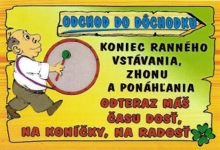 Preukaz Dôchodca s bubnom