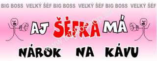 Hrnček pre šéfku