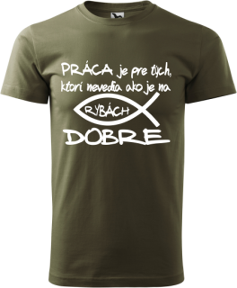 Pánske tričko RYBÁR-Práca 