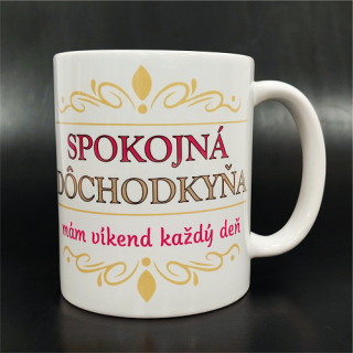 Hrnček pre Spokojná dôchodkyňa