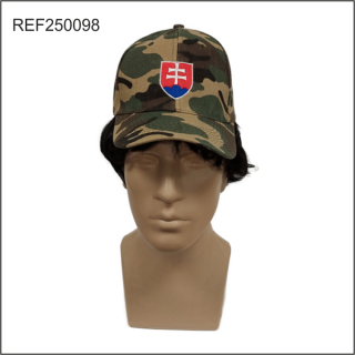 Šiltovka maskáčová zelená SK