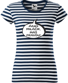 Dámske námornícke Áno miláčik
