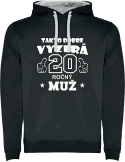 Pánska mikina Takto vyzerá 20 ročný