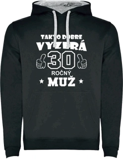 Pánska mikina Takto vyzerá 30 ročný